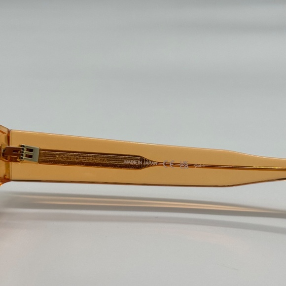 NEW BV1122S 007 BOTTEGA VENETA ORANGE BROWN CAT EYE WOMEN SUNGLASSES - Picture 10 of 11